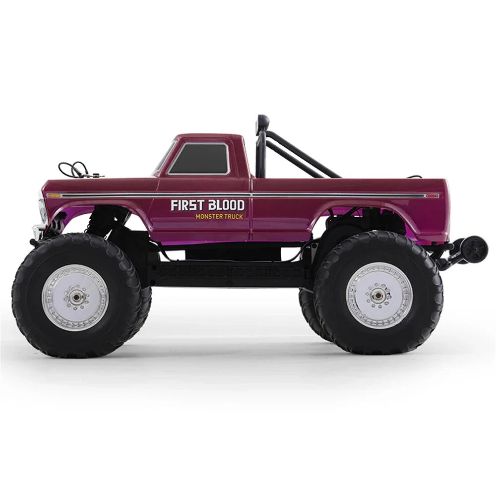 FMS Ford F100 1/10 Scale Ready-to-Run 2WD RC Monster Truck - 30km/h High Speed, 550 Brushed Motor, 2.4GHz Remote Control - Perfect for Off-Road Racing, Backyard Bashing & RC Car Enthusiasts