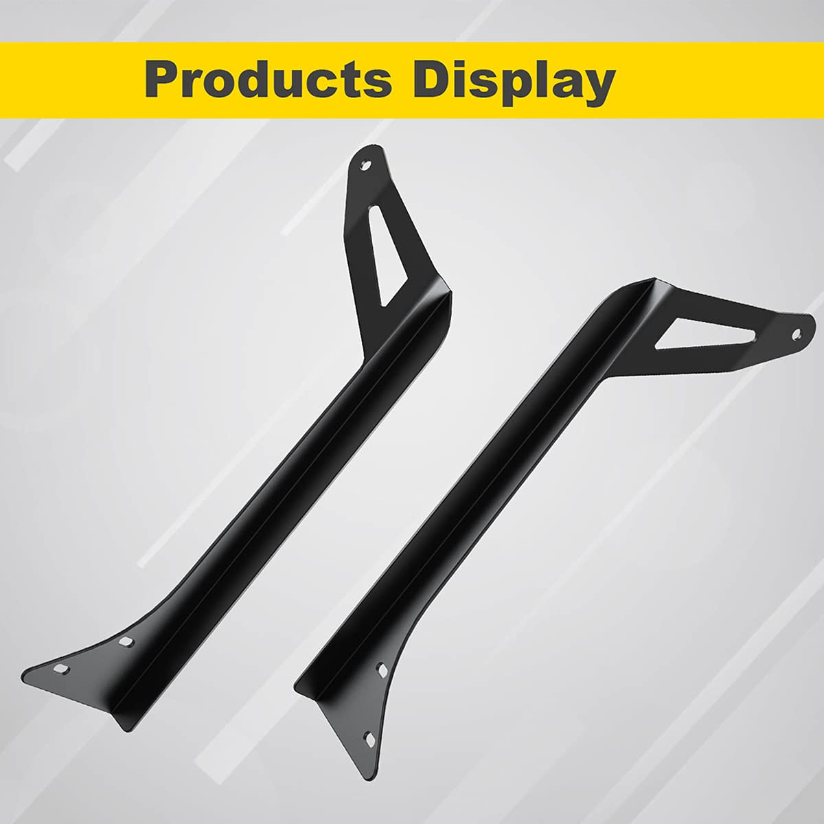 5D 52-Inch LED Light Bar with 4-Inch White/Amber LED Pods - Strobe Fog Light, Spot & Flood Combo for Off-Road - Universal Windshield Mount & Wiring Harness - Fits 1987-1995 Jeep Wrangler YJ - Perfect for Night Driving, Off-Roading & Emergency Vehicles