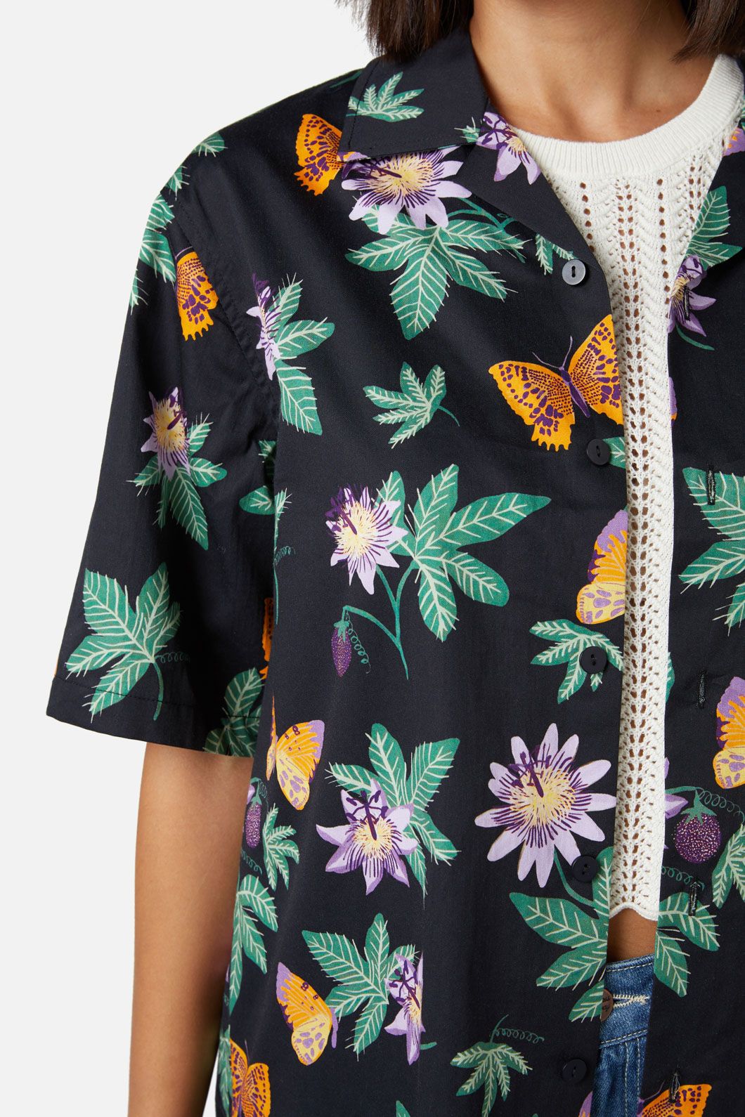 Passionfruit Print T-Shirt for Women - Trendy Casual Summer Top - Perfect for Beach, Vacation & Everyday Wear