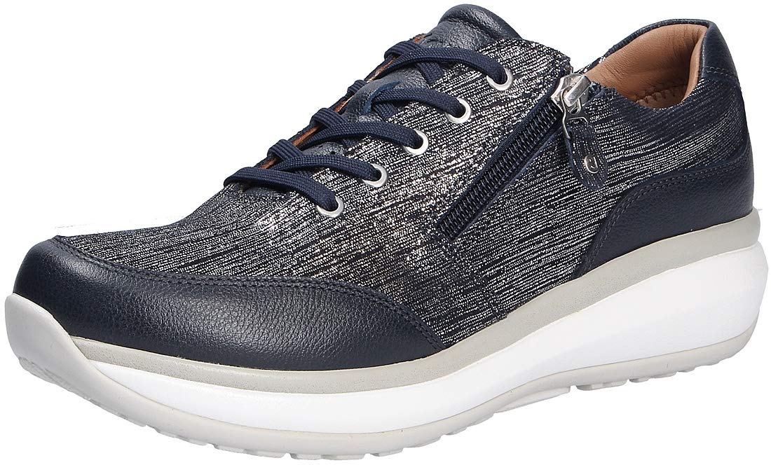 JOYA Women's Rachel Metallic Leather Sneakers - Stylish Comfort for Casual Wear, Work & Everyday Fashion