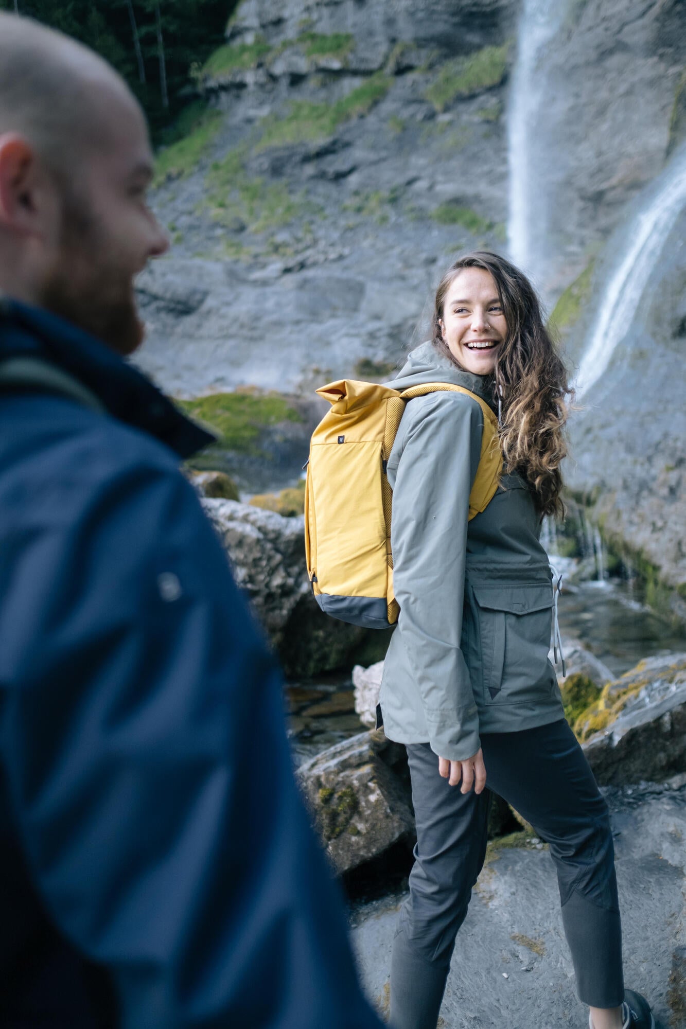 Quechua NH Escape 500 23L Rolltop Backpack - Waterproof Hiking Daypack for Outdoor Adventures & Travel
