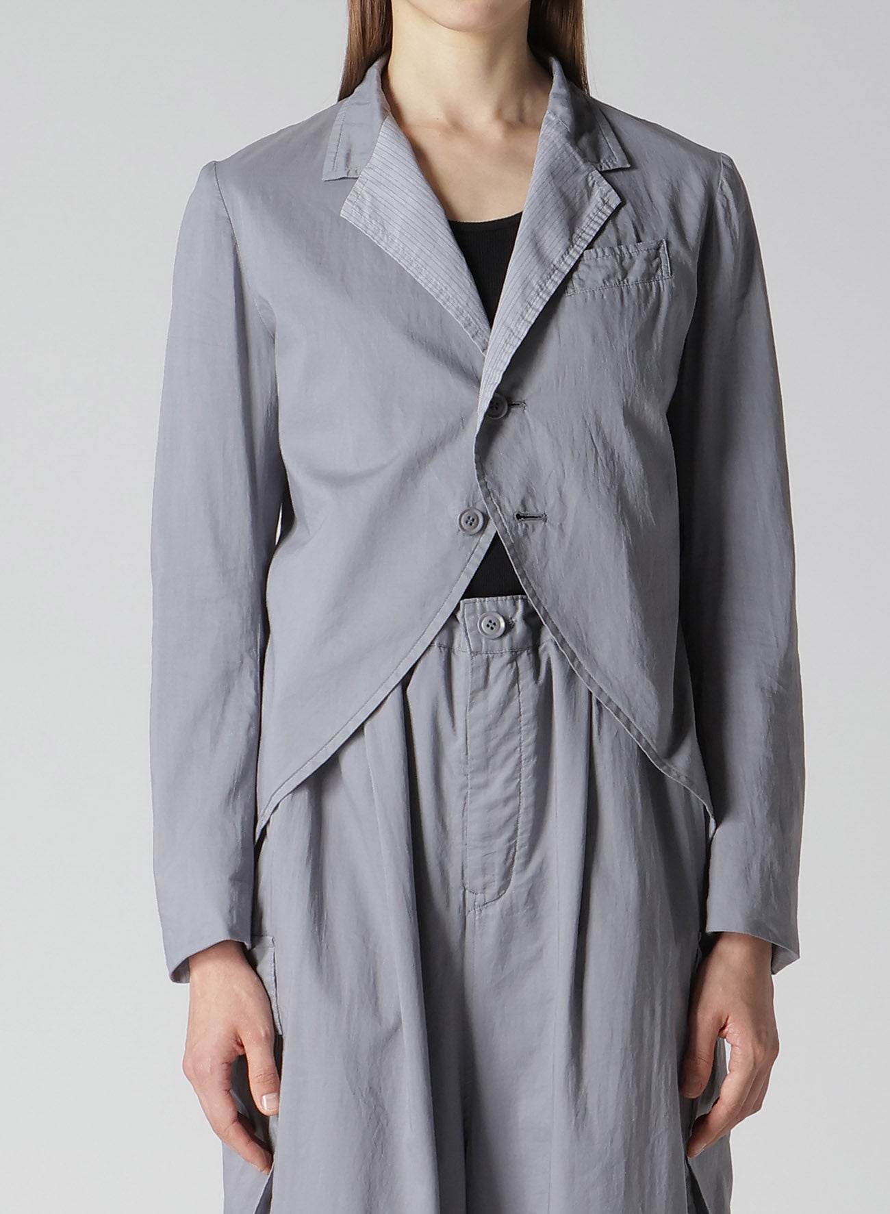 Stylish Cotton Lawn Garment Dye Swallowtail Jacket - Lightweight & Breathable for Spring/Summer Fashion - Perfect for Outdoor Events, Weddings & Casual Wear