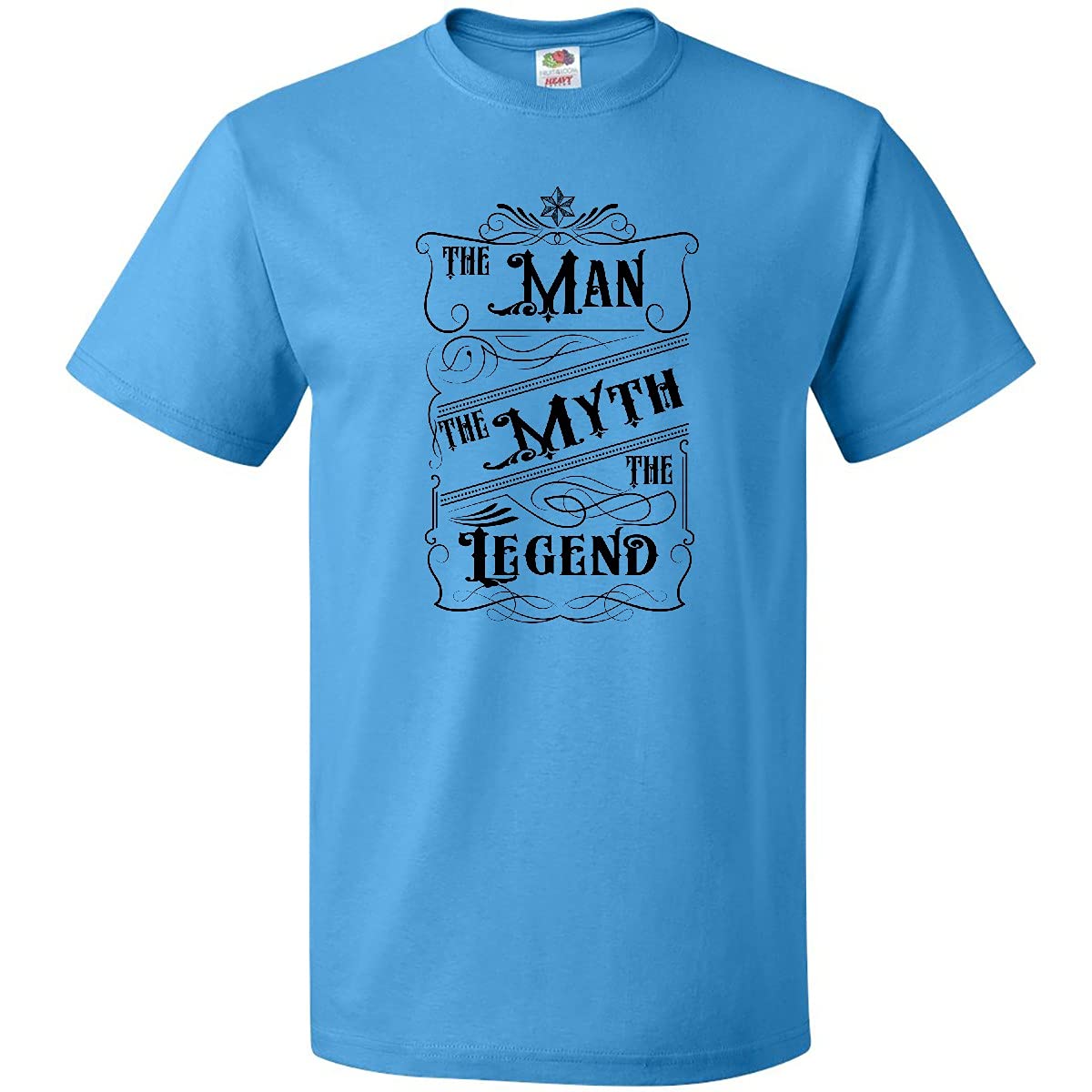 Inktastic The Man The Myth The Legend Graphic T-Shirt for Men - Comfortable Cotton Tee for Casual Wear, Gifts & Everyday Outfits