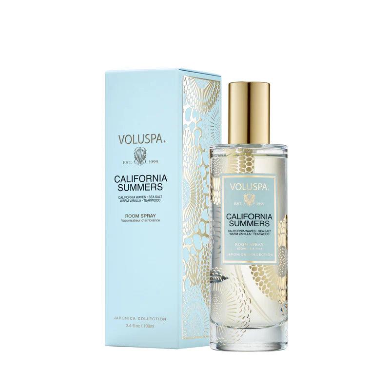 California Summers Room Spray - Refreshing Citrus & Floral Scent for Home, Office & Spa | Aromatherapy Air Freshener for Relaxation & Stress Relief