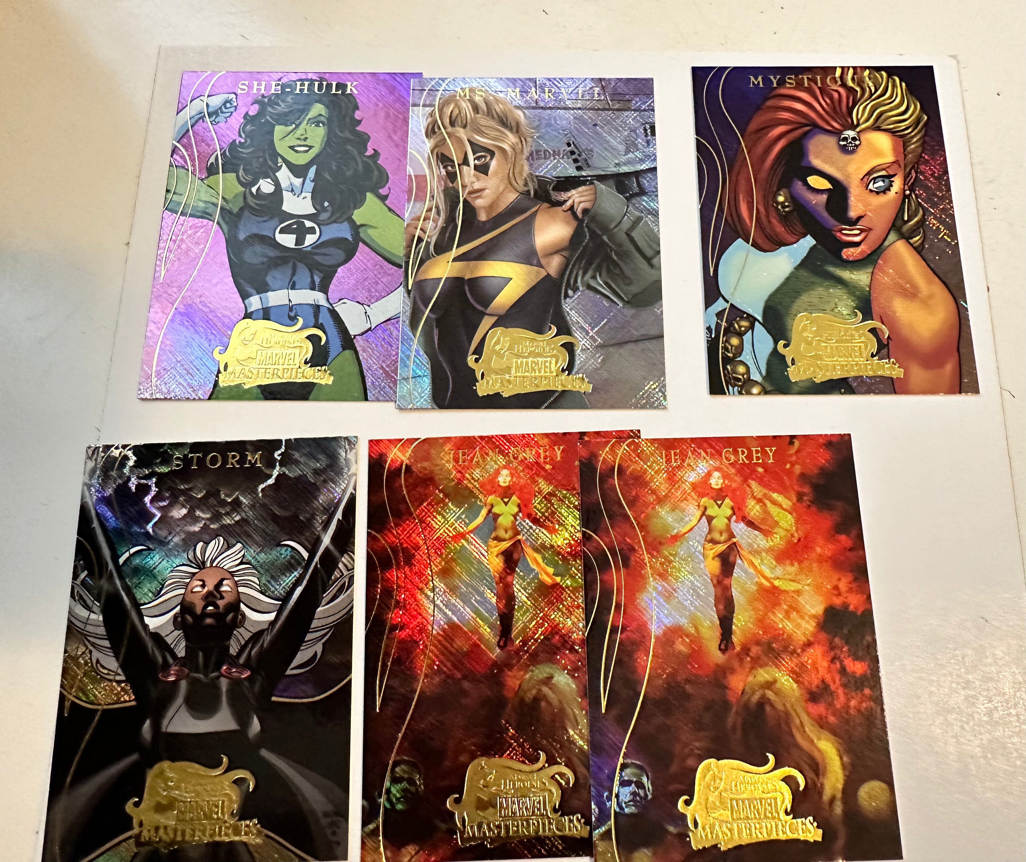 2008 Marvel Masterpieces Foil Insert Cards Lot - Rare Collectible Trading Cards for Superhero Fans | Perfect for Collectors, Gifts & Display
