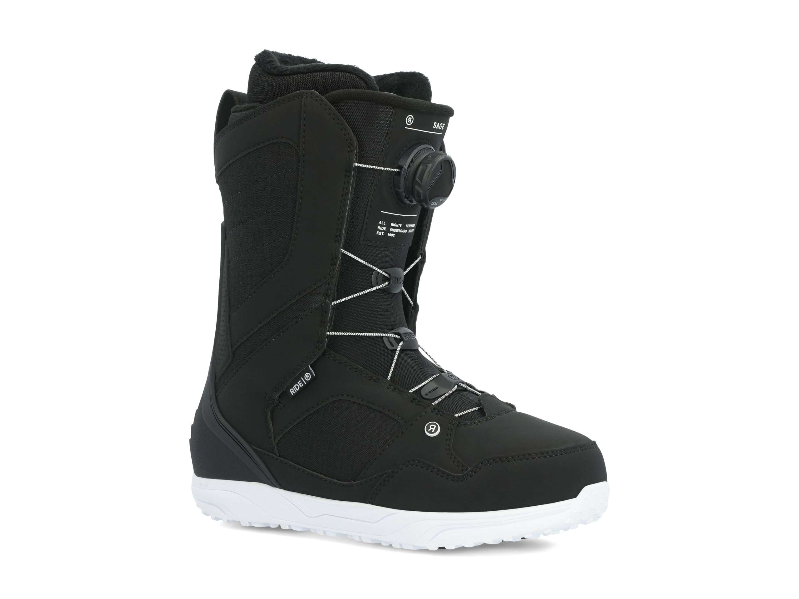Ride Sage Women's Snowboard Boots - Comfortable & Durable for All-Mountain Riding | Perfect for Freestyle, Powder & Park Snowboarding