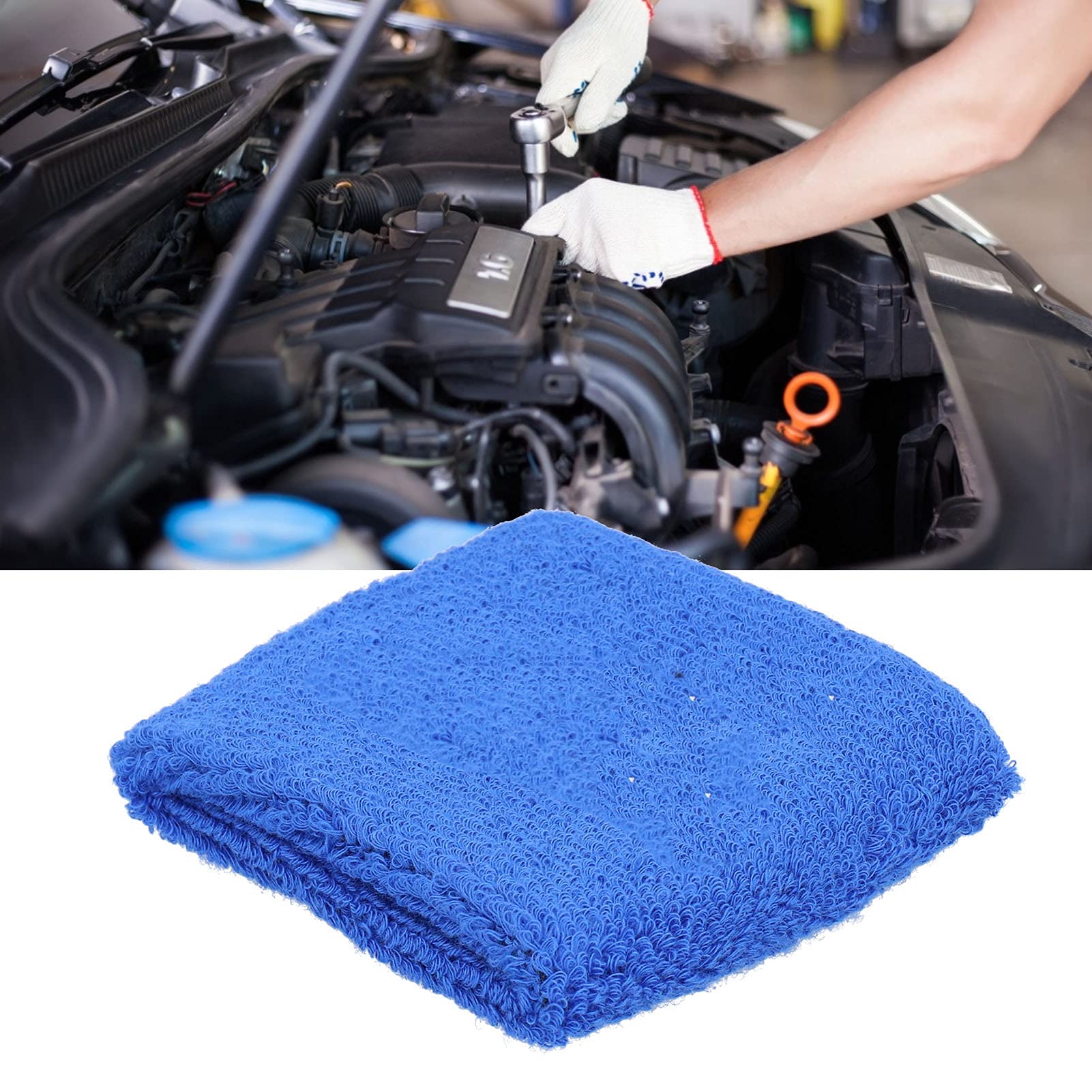 Fireproof Stretchable Oil Tank Cover - Plush Car Oil Reservoir Cap Sock for Engine Protection | Durable & Heat Resistant for Winter & Summer Use