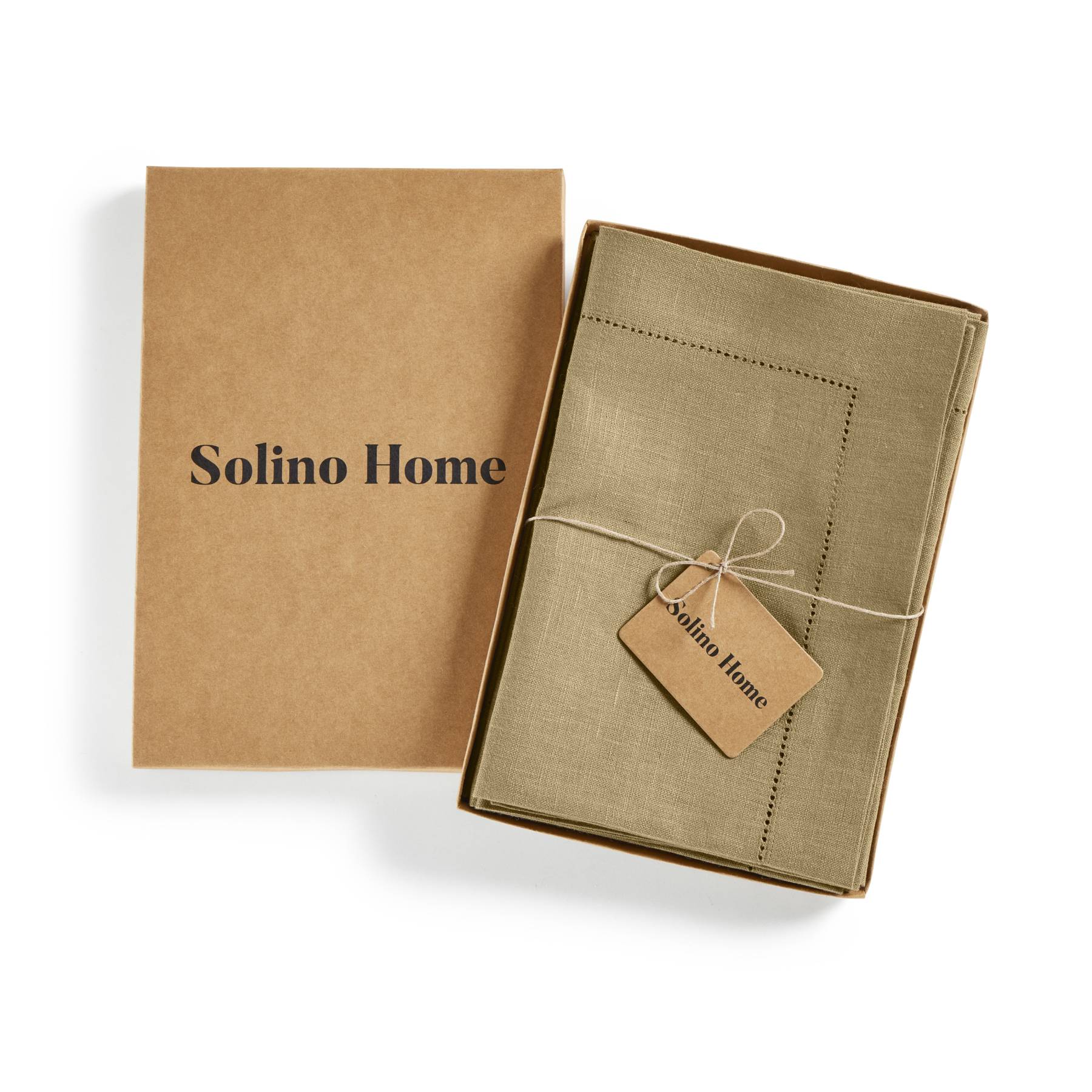 Premium Medium Weight Hemstitch Napkins - 12-Pack White Linen Dinner Napkins for Formal Dining, Weddings & Special Occasions