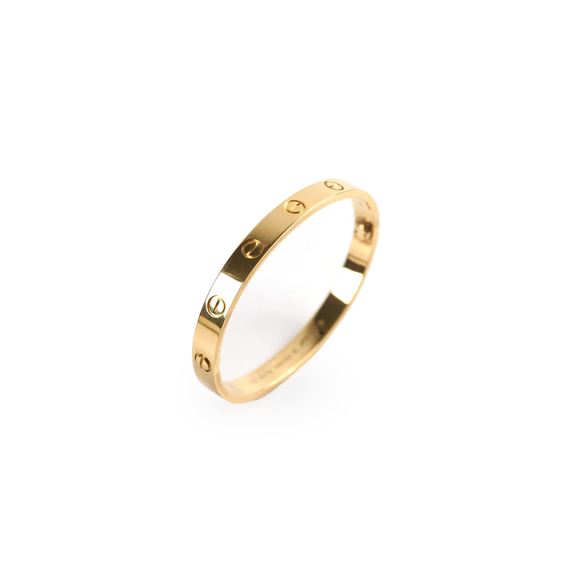 Cartier Love Bracelet 18K Yellow Gold Size 16 - Luxury Jewelry Gift for Women, Anniversary & Valentine's Day