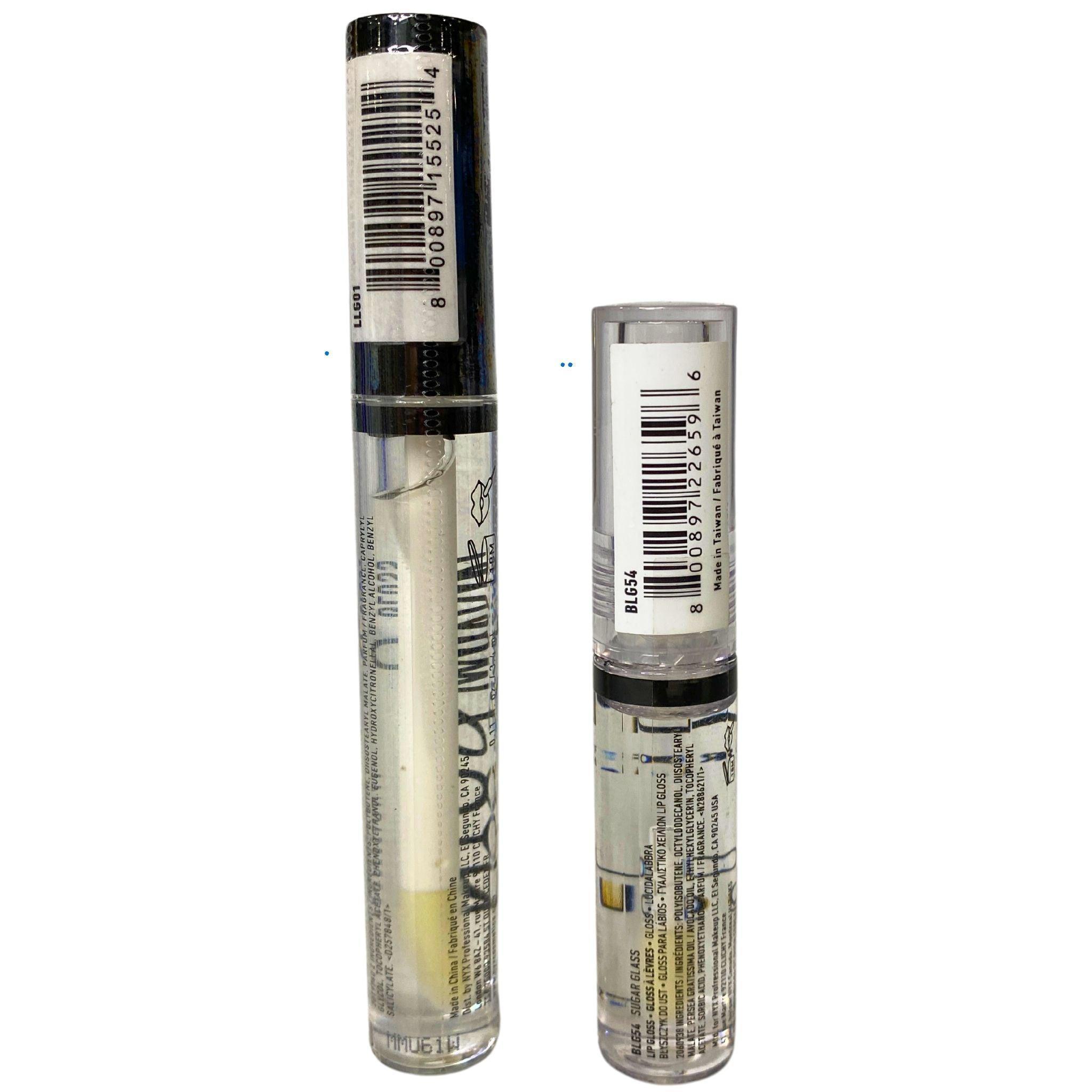 NYX Clear Gloss Mix - 42 Piece Set for Lip Gloss, Lipstick & Makeup Mixing | Perfect for Professional Makeup Artists & DIY Beauty Enthusiasts