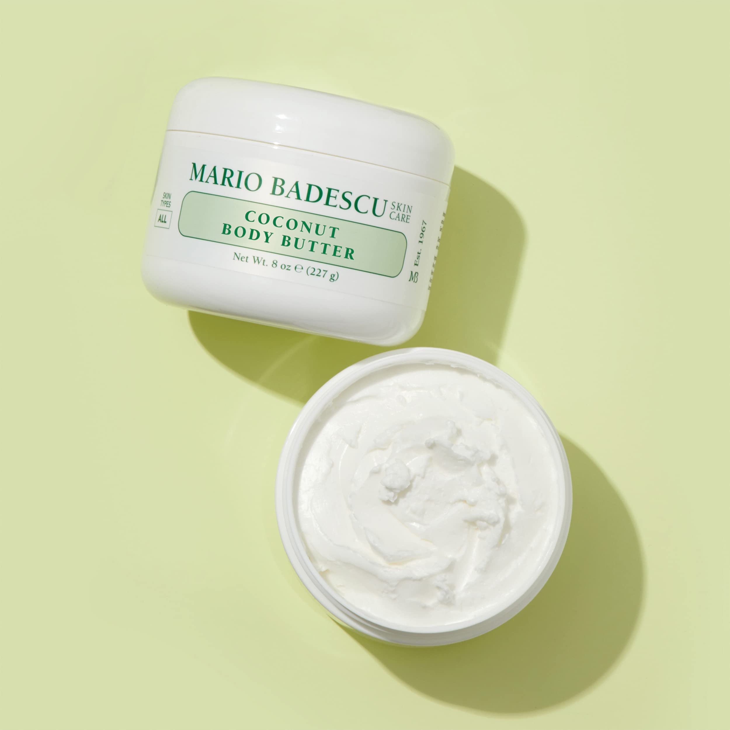 Organic Coconut Body Butter 227g - Deep Moisturizing & Nourishing for Dry Skin - Perfect for Hydration & Relaxation After Shower or Before Bed