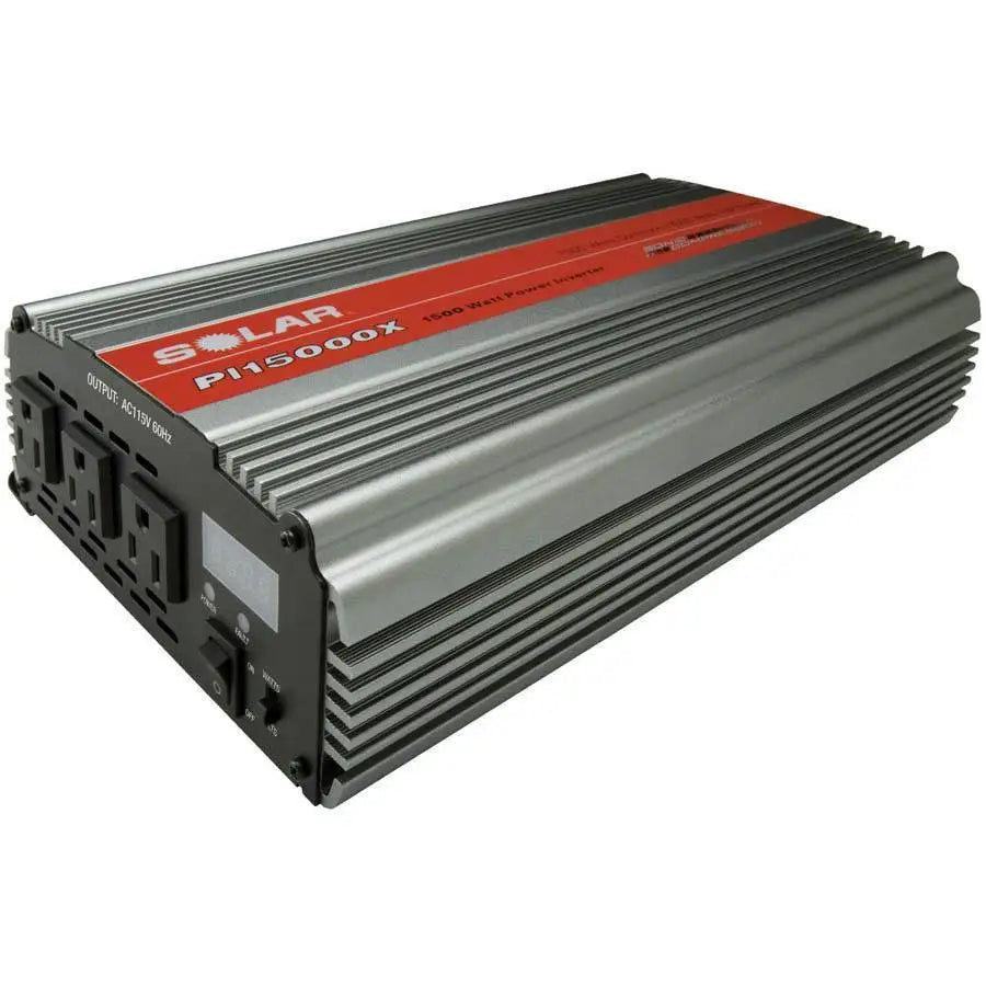 Clore PI15000X 1500W Power Inverter for Cars, Trucks & RVs - Pure Sine Wave DC to AC Converter for Laptops, Appliances & Emergency Power - Camping, Road Trips & Home Backup Use