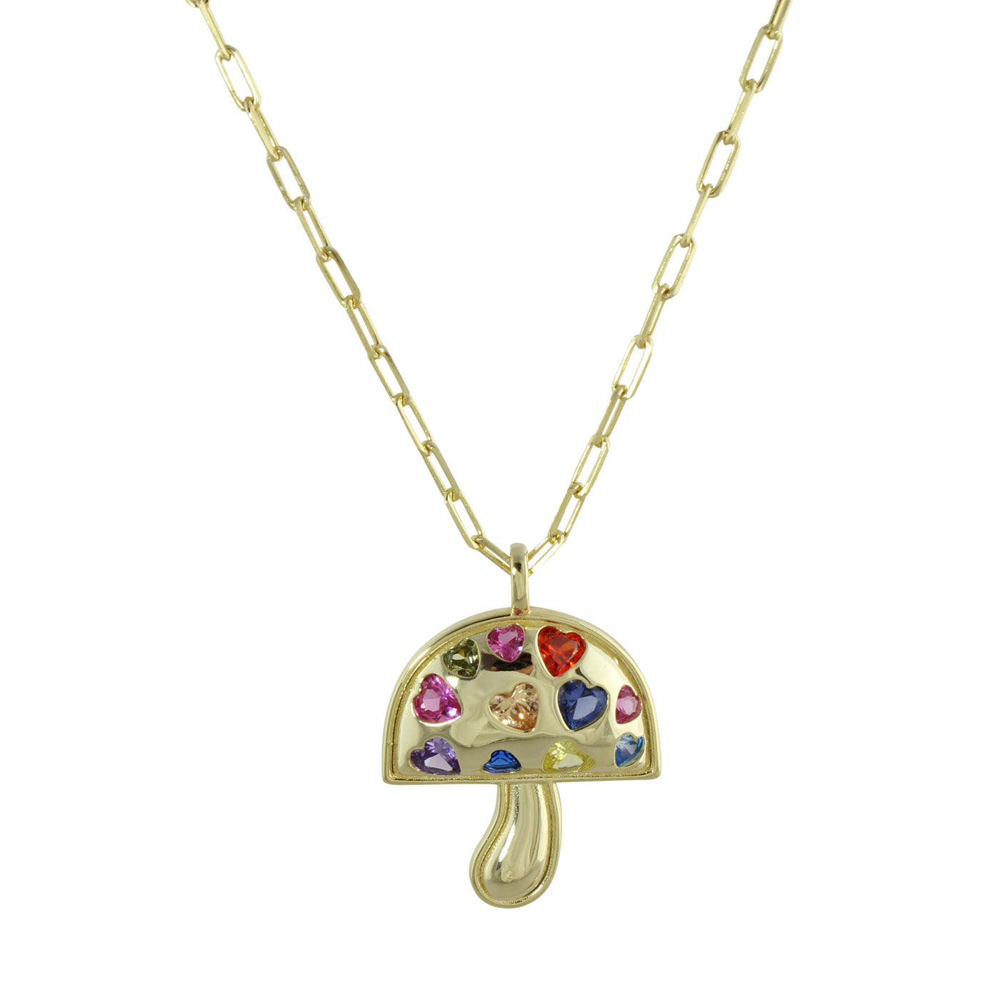 Natural Inlay Mushroom Pendant Necklace - Handmade Wooden Jewelry for Women - Boho Hippie Style - Perfect for Festivals, Nature Lovers & Unique Gifts