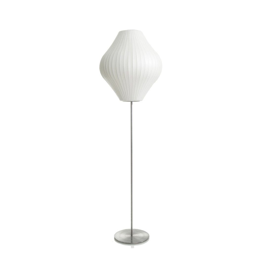 Nelson Floor Lamp - Modern Mid-Century Design LED Standing Light for Living Room, Bedroom & Office - Adjustable Height & Brightness for Reading & Relaxation