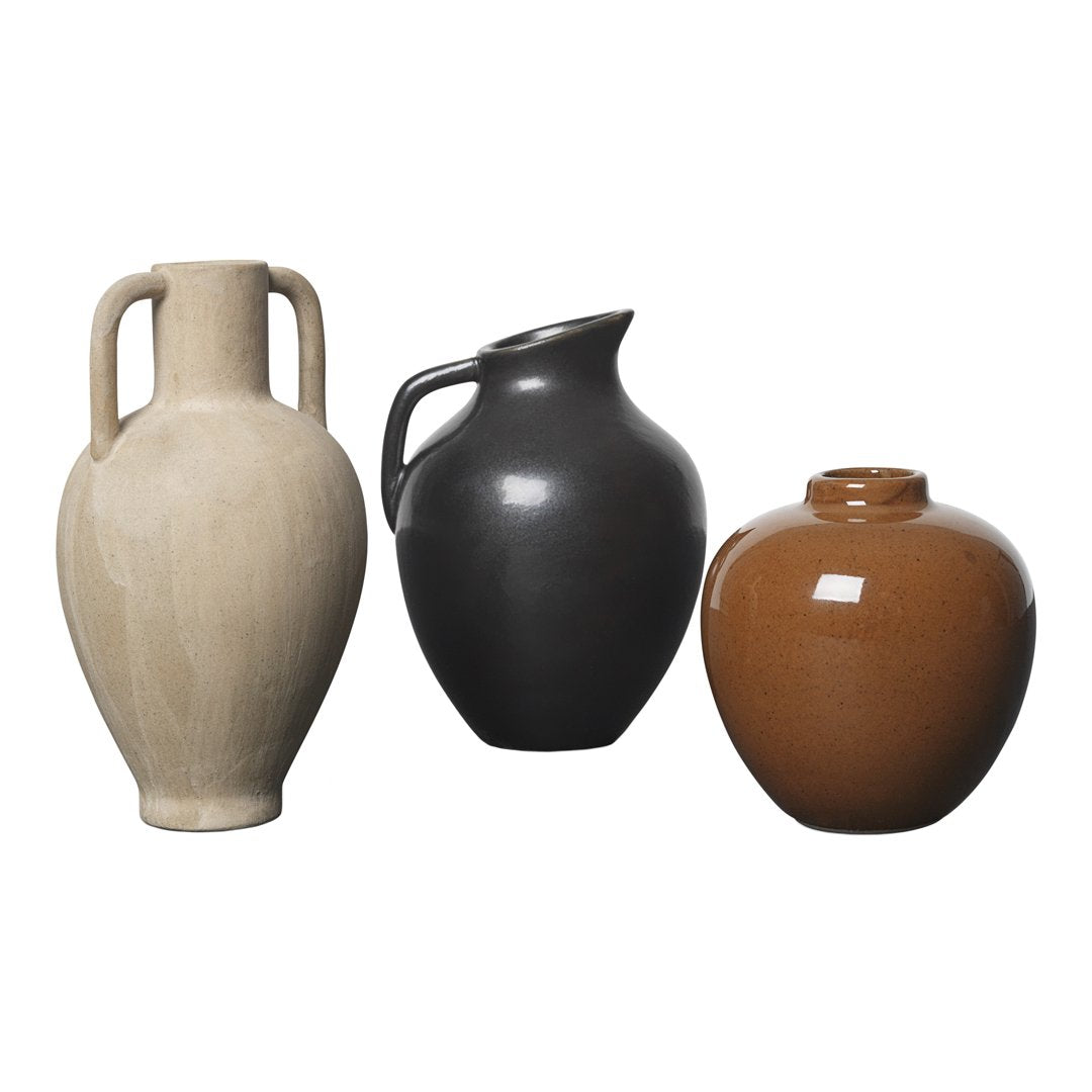Ferm Living Ary Mini Vase - Small Ceramic Vase for Home Decor, Flowers, and Table Centerpieces | Perfect for Living Room, Bedroom, and Wedding Decorations