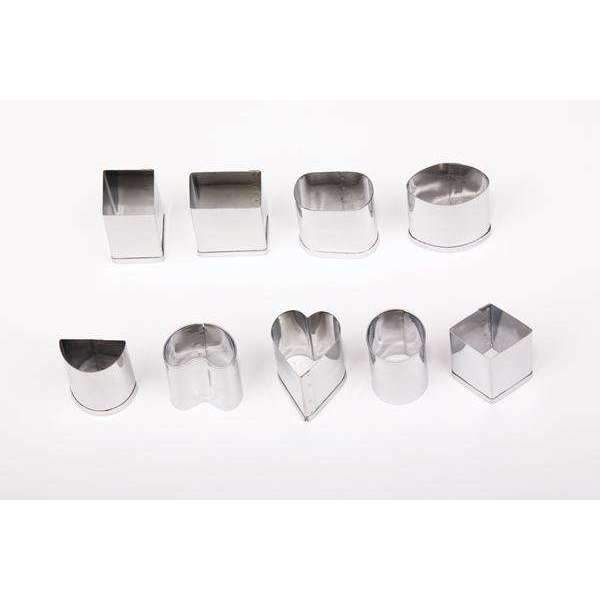 Premium Stainless Steel Cutters Set - 3-Piece Plain & Various Style Kitchen Scissors for Cooking, Crafting & DIY Projects