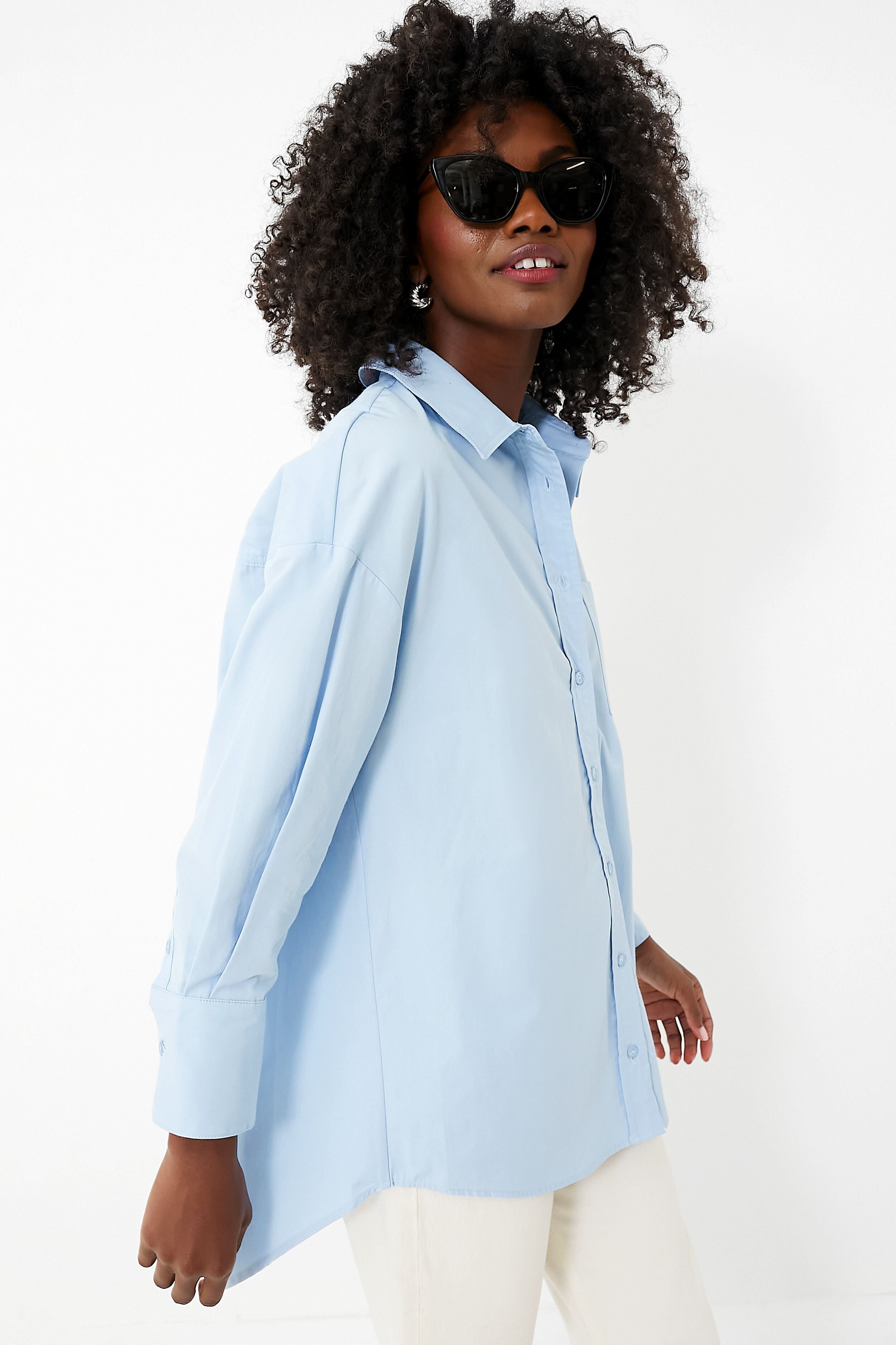 Premium Blue Mika Shirt for Men - Soft Cotton Casual Button Down Shirt - Perfect for Office, Date Night & Weekend Wear
