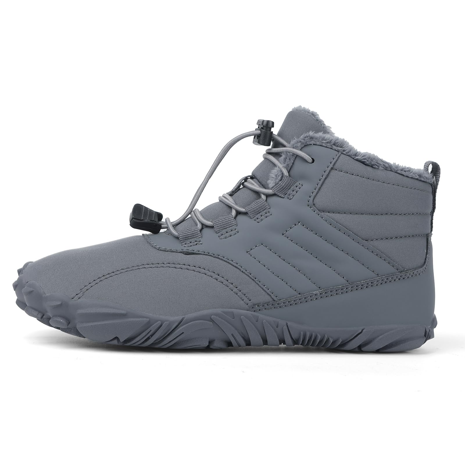 **Barefoot Minimalist Hiking Boots for Men & Women - Zero Drop Sole, Wide Toe Box, Waterproof Winter Boots - Warm & Comfortable for Outdoor Trekking & Trail Adventures**