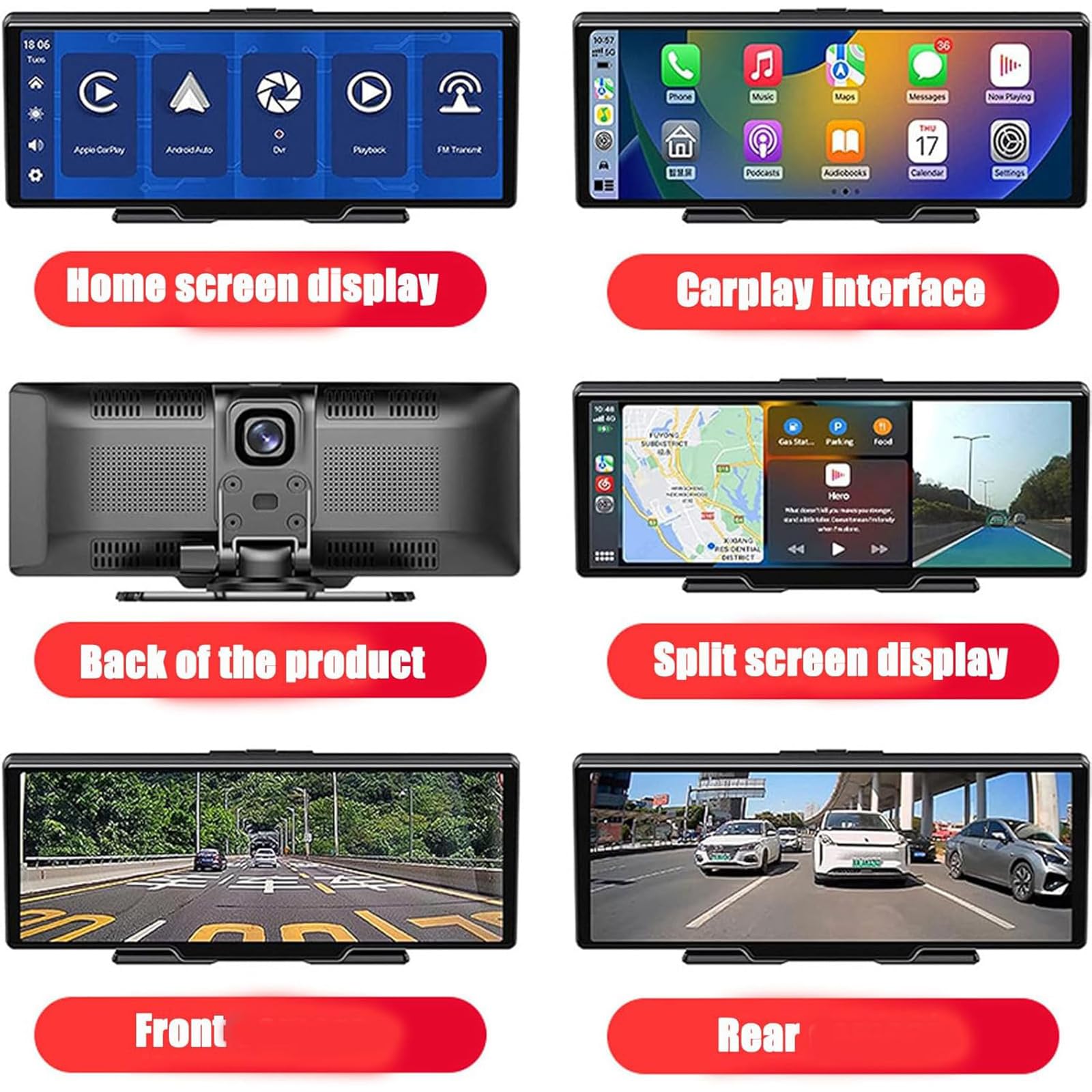 Driveplay Pro 2.0 Wireless CarPlay Screen - 10.26