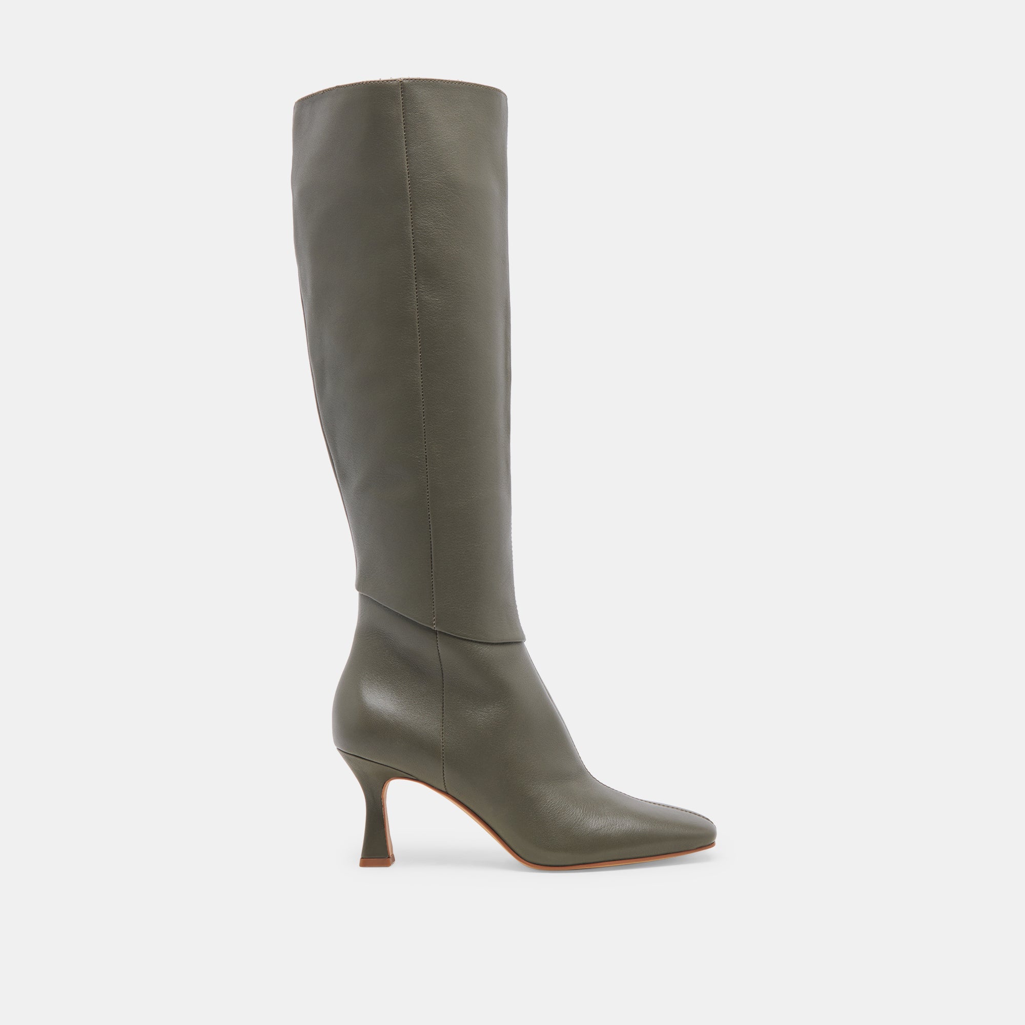 GYRA BOOTS for Women - Dark Olive Genuine Leather Ankle Boots - Stylish & Comfortable for Fall, Winter, and Outdoor Activities