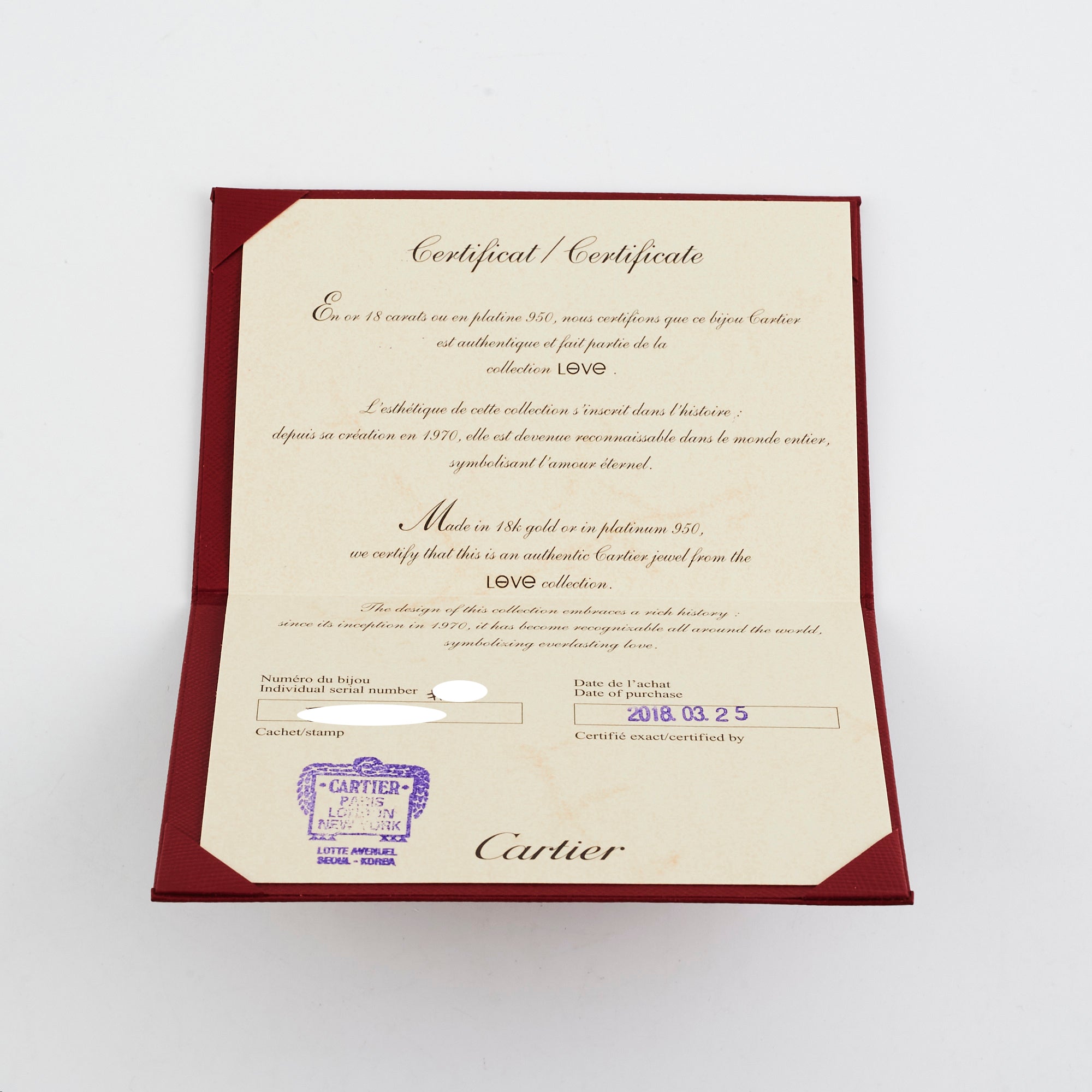 Cartier Love Wedding Band - 1 Diamond Ring Size 48 for Women | 18K Gold Bridal Jewelry | Perfect for Engagement, Anniversary & Special Occasions