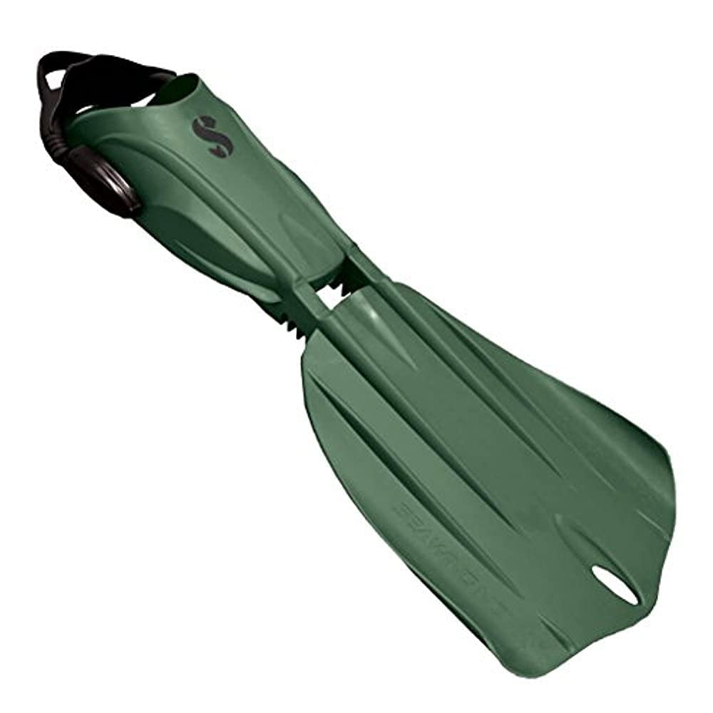 Scubapro Seawing Nova Gorilla Army Green Fins - Medium Size for Scuba Diving, Snorkeling & Water Sports | High-Performance Swim Fins for Ocean Adventures