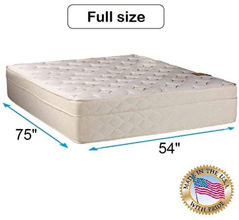 Dream Solutions USA DS USA Beverly Hills Firm Foam Encased Eurotop Full Size Mattress 54