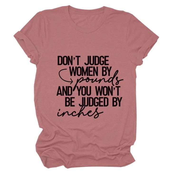 Women's Short Sleeve T-Shirts - Summer Casual Sarcastic Graphic Tees for Everyday Wear & Outfits