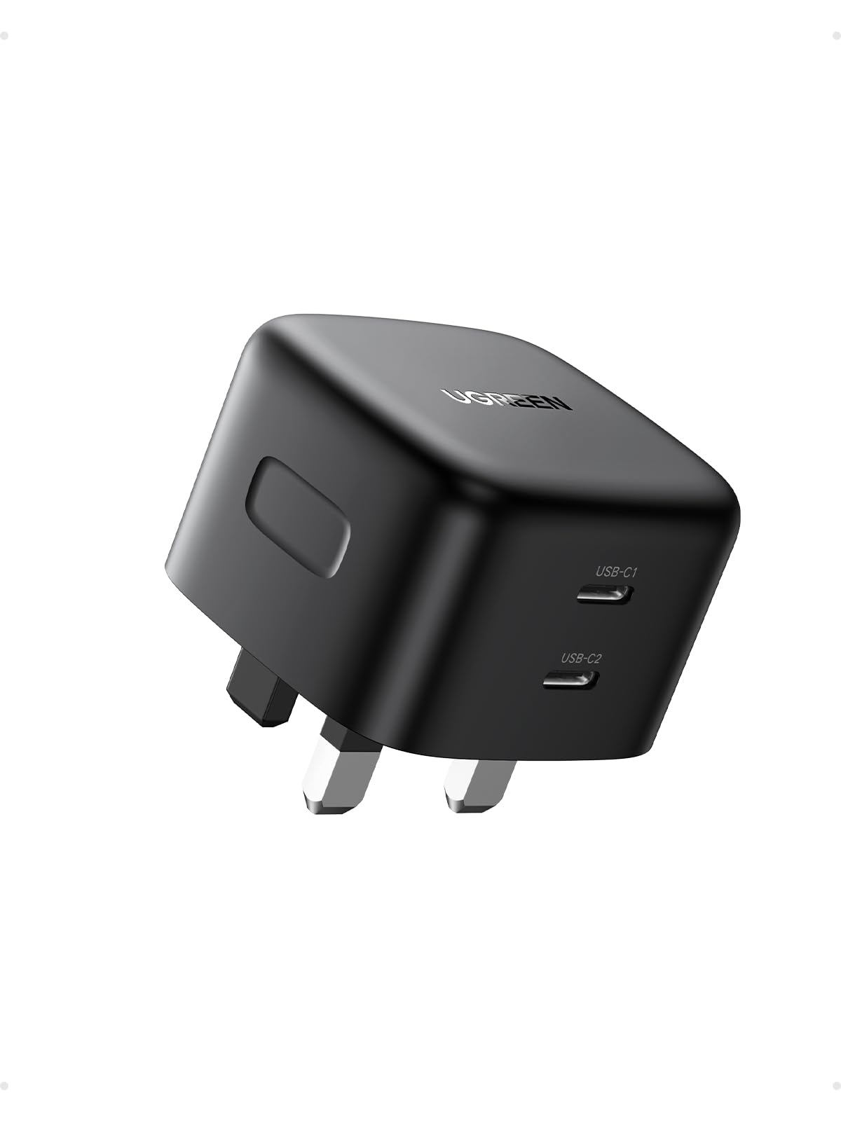 UGREEN 65W GaN USB C Fast Charger with 2 Ports - Compatible with MacBook Pro/Air, iPhone 16/15/14, iPad, Galaxy S24/S23, Pixel 9 - Compact Laptop & Phone Charger for Home, Office & Travel (Black)