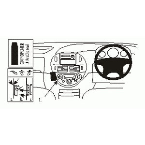 ClicOn No Holes Angled Dash Mount for Toyota Tarago 2001-2005 | Secure Phone Holder for Car Dashboard | Perfect for GPS Navigation & Hands-Free Driving