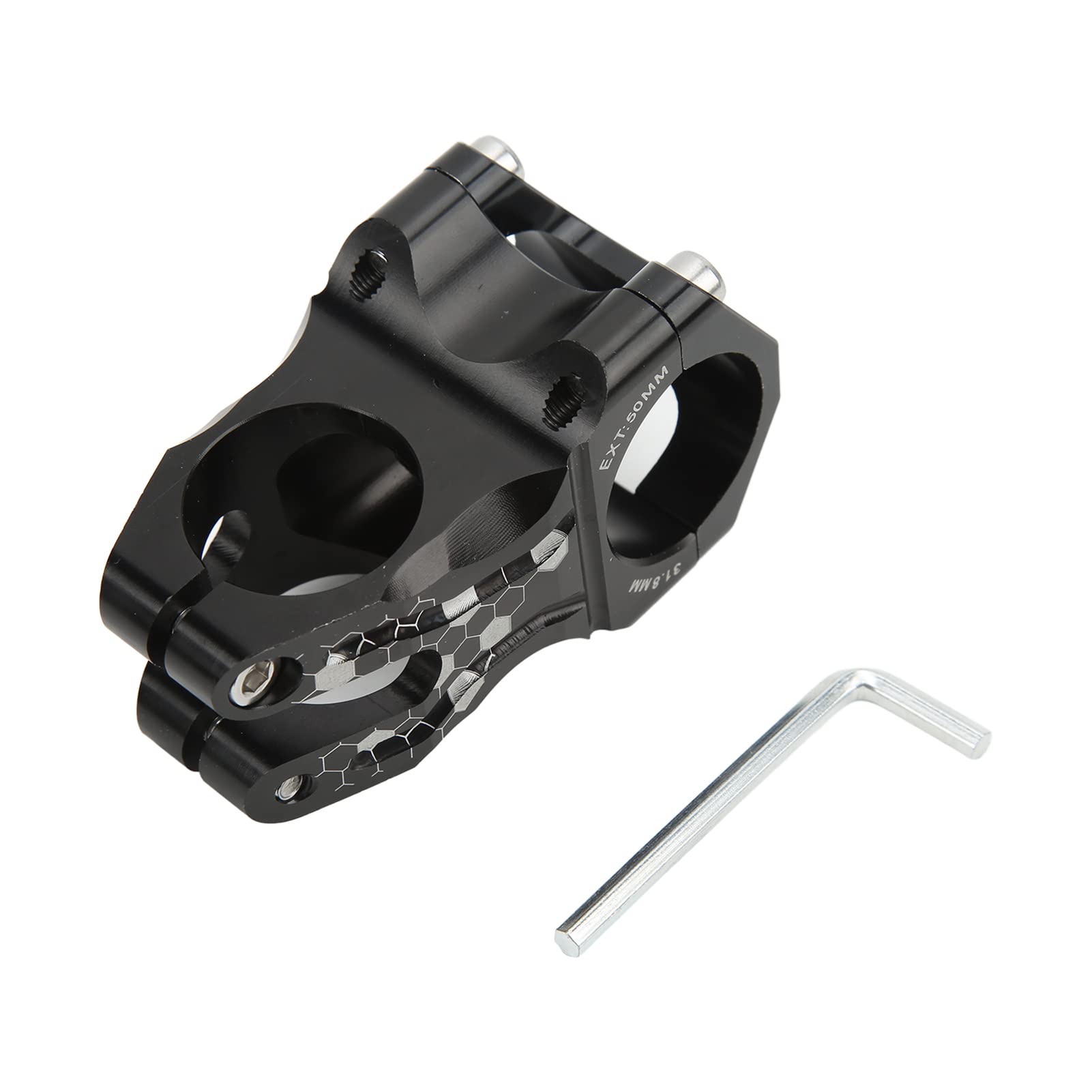 Vbestlife Aluminum Alloy Short Bike Stem - Lightweight Hollow MTB Handlebar Stem for Mountain, Folding & Road Bikes | Durable Cycling Accessories & Spare Parts | Perfect for Commuting, Trail Riding & Urban Cycling