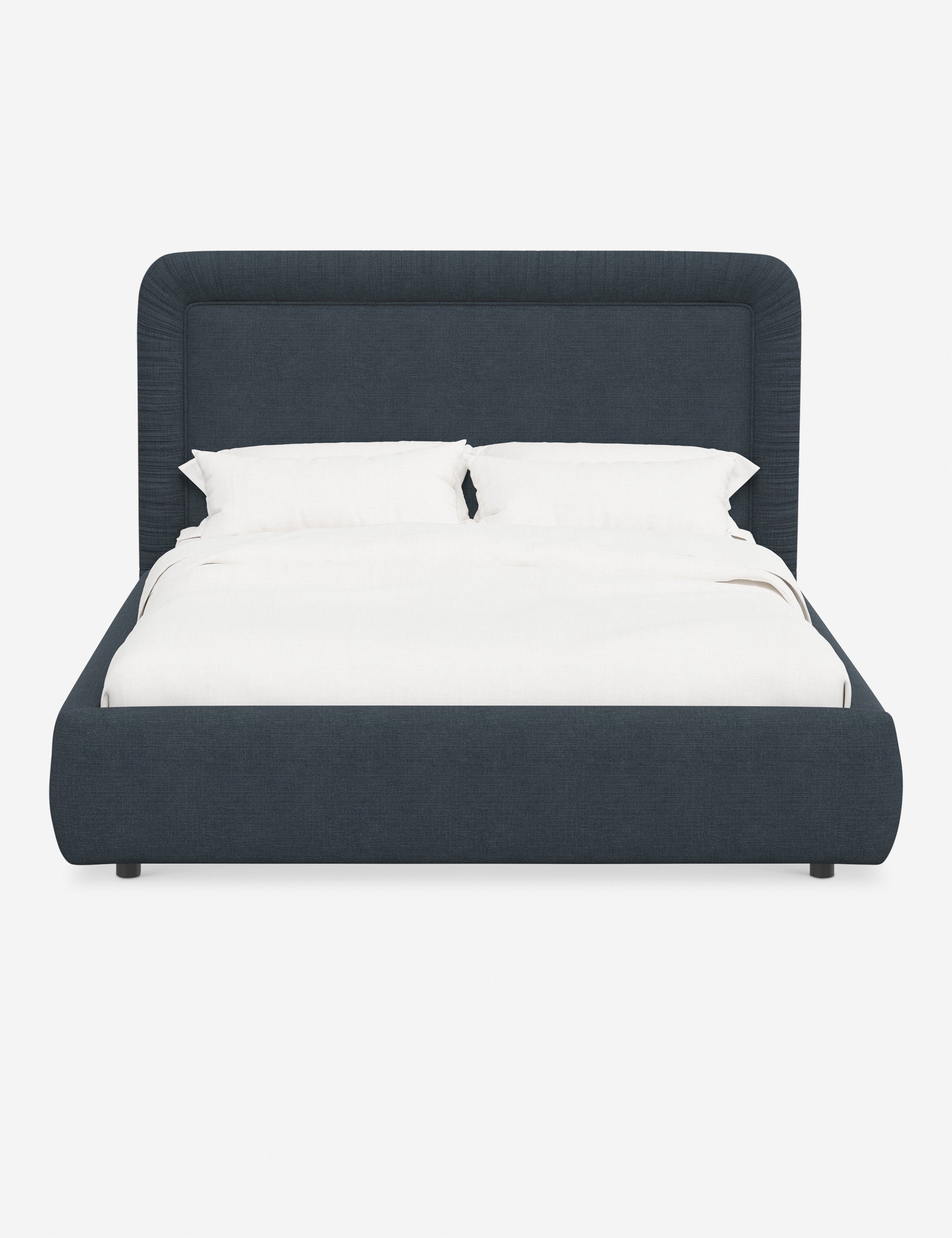 Courtet Platform Bed Frame - Modern Minimalist Wooden Bed with Storage - Perfect for Small Bedrooms, Guest Rooms & Studio Apartments