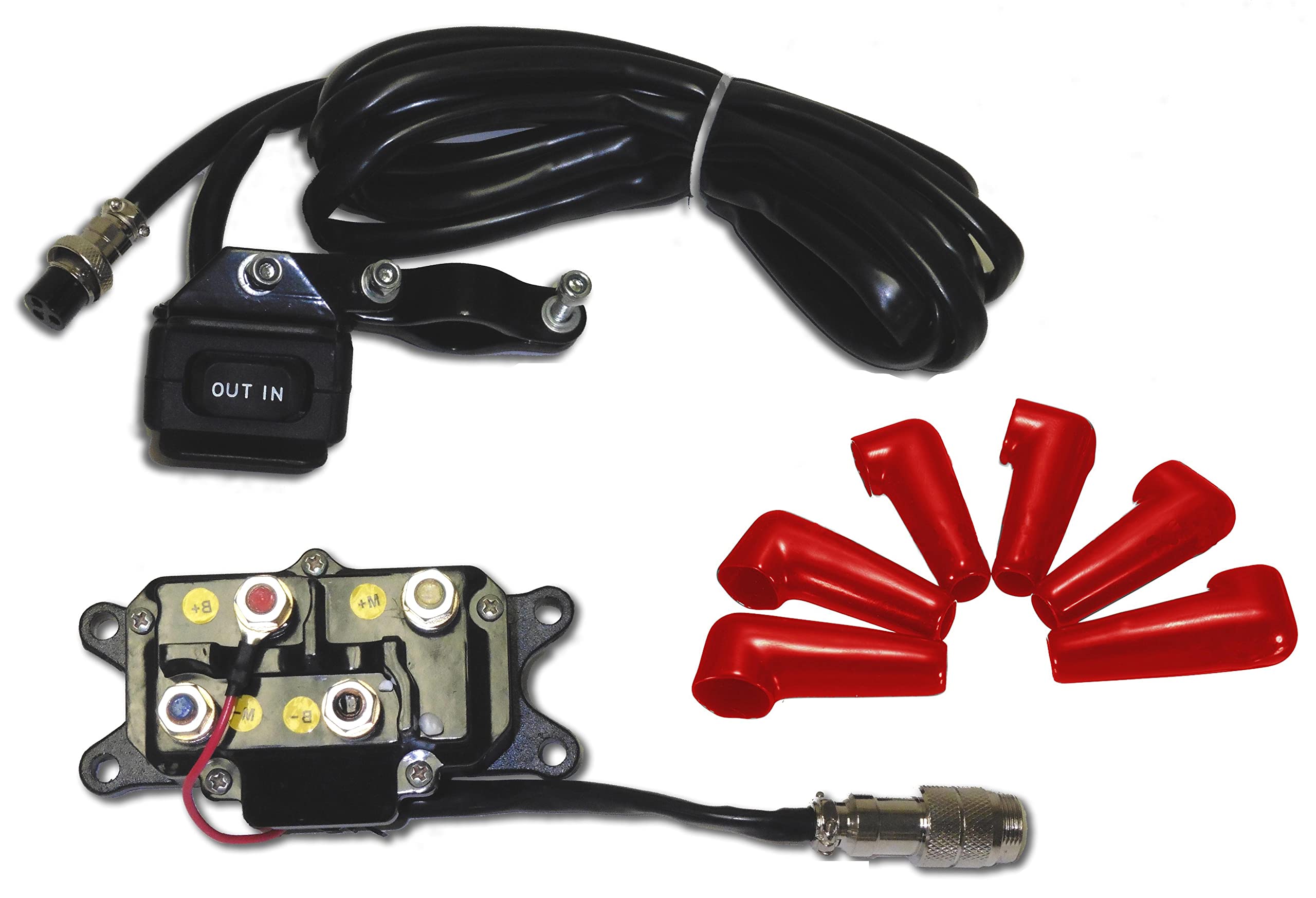 Mad Dog 3500 LB Winch & Mount Kit with Steel Cable - Compatible with Kawasaki 360 Prairie 2x4 & 4x4 (2002-2013 Models) - Perfect for Off-Road Recovery, ATV Trail Riding & Farm Work