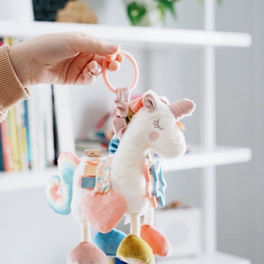 Link & Love Teething Activity Toy - BPA-Free Baby Teether for Soothing Sore Gums | Perfect for Infants & Toddlers During Playtime, Travel & Sensory Development