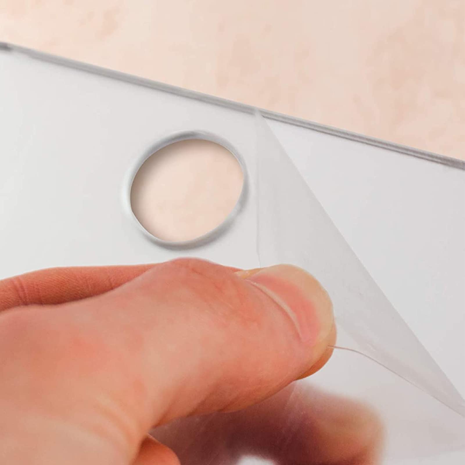 YUYTE Fogless Shower Mirror for Shaving - Anti-Fog Technology with Hook & Suction, Shatterproof & Lightweight - Perfect for Wall Hanging in Bathroom, Ideal for Men's Grooming and Travel