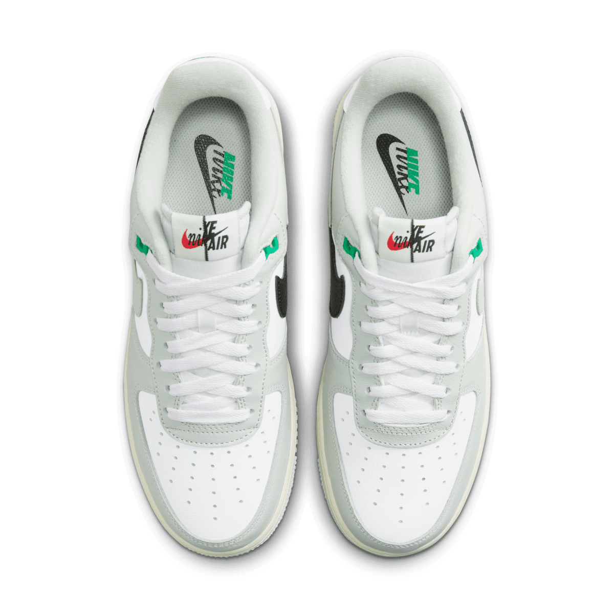 Nike Air Force 1 '07 LV8 'Split' White Black Sneakers - Men's Basketball Shoes for Casual Wear & Street Style Fashion