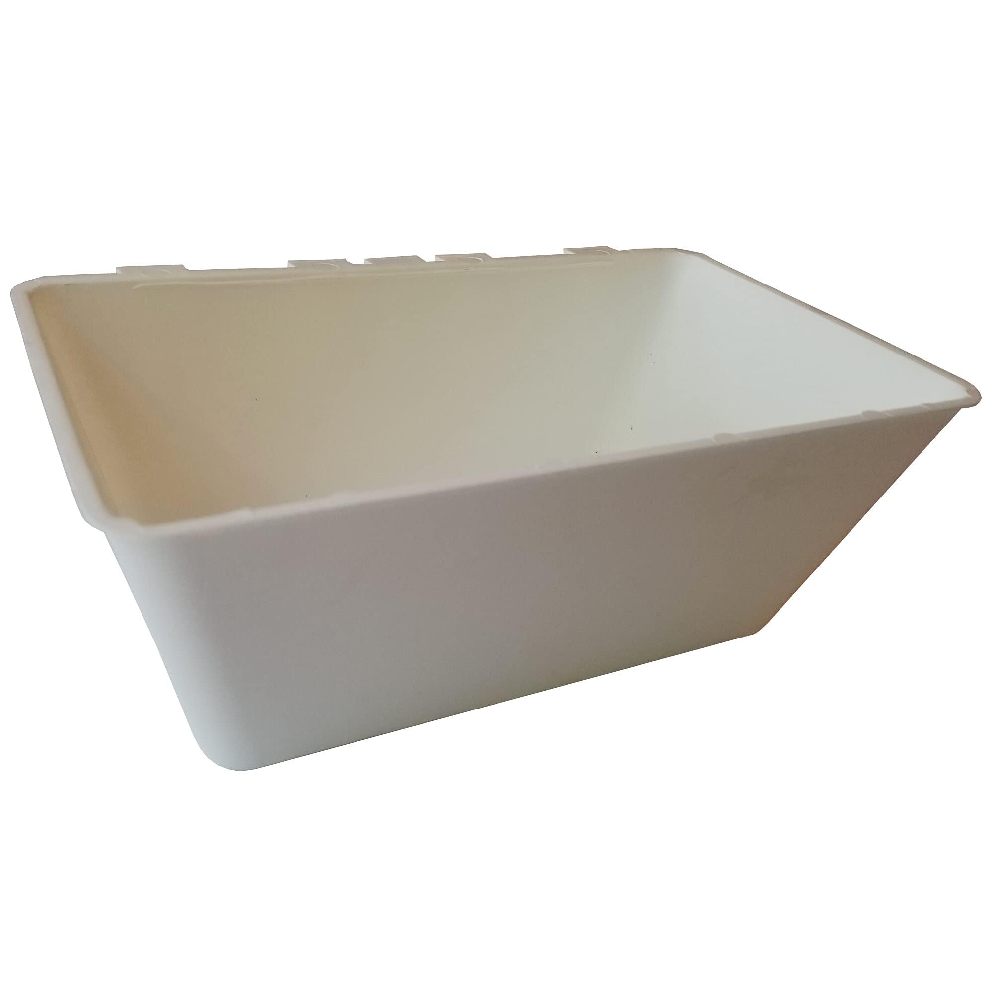 1/2 Gallon (64 fl oz) White Hanging Chicken Water Cups - Durable Feed & Water Cage Cups for Poultry, Gamefowl, Quail, Pheasant (Pack of 120) - Perfect for Coops, Farms & Backyard Bird Keeping