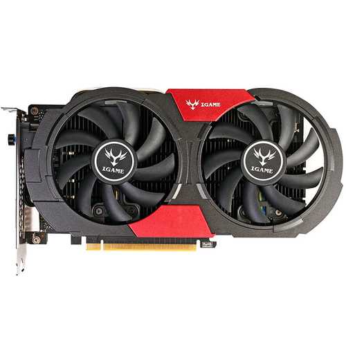 iGame GTX1050Ti U 4GB GDDR5 Gaming Graphics Card - 1379-1493MHz Core Clock, 7000MHz Memory, 128-bit - Perfect for PC Gaming, eSports & Video Editing
