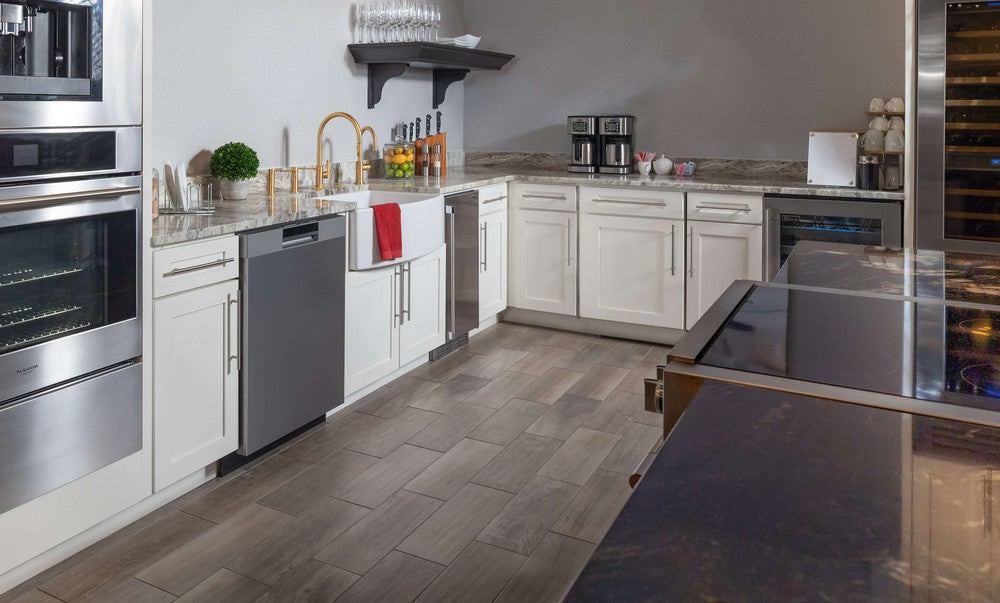 BREDA 24 Inch Built-In Dishwasher - ADA Compliant, Custom Panel Ready, Stainless Steel Interior (Model LUDWA30150) - Perfect for Modern Kitchens and ADA Accessible Homes