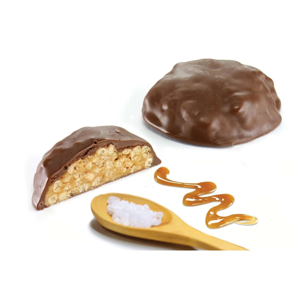 Delicious Caramel & Sea Salt Protein Bites - Low Calorie Snack for Weight Loss & Keto Diet | Perfect for On-the-Go Energy Boost & Post-Workout Recovery