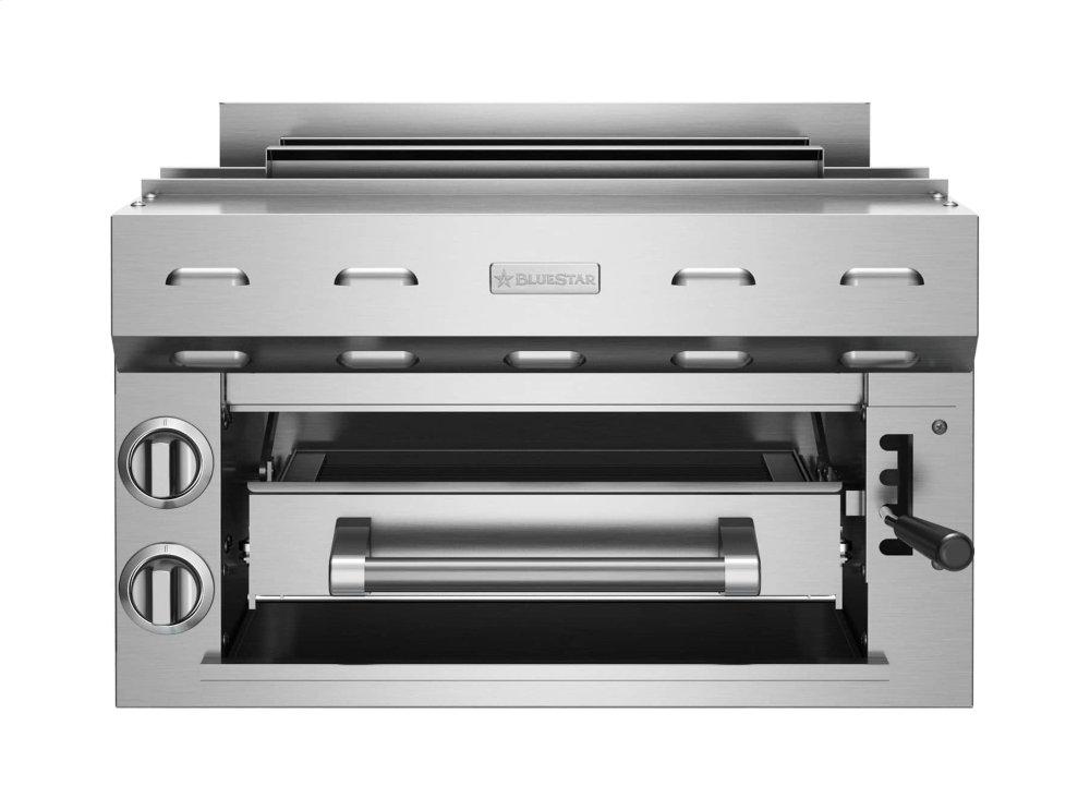 Bluestar PRZSAL24 24-Inch Professional Salamander Broiler - Perfect for Restaurants, Catering & Home Chefs - High Heat for Melting, Toasting & Grilling