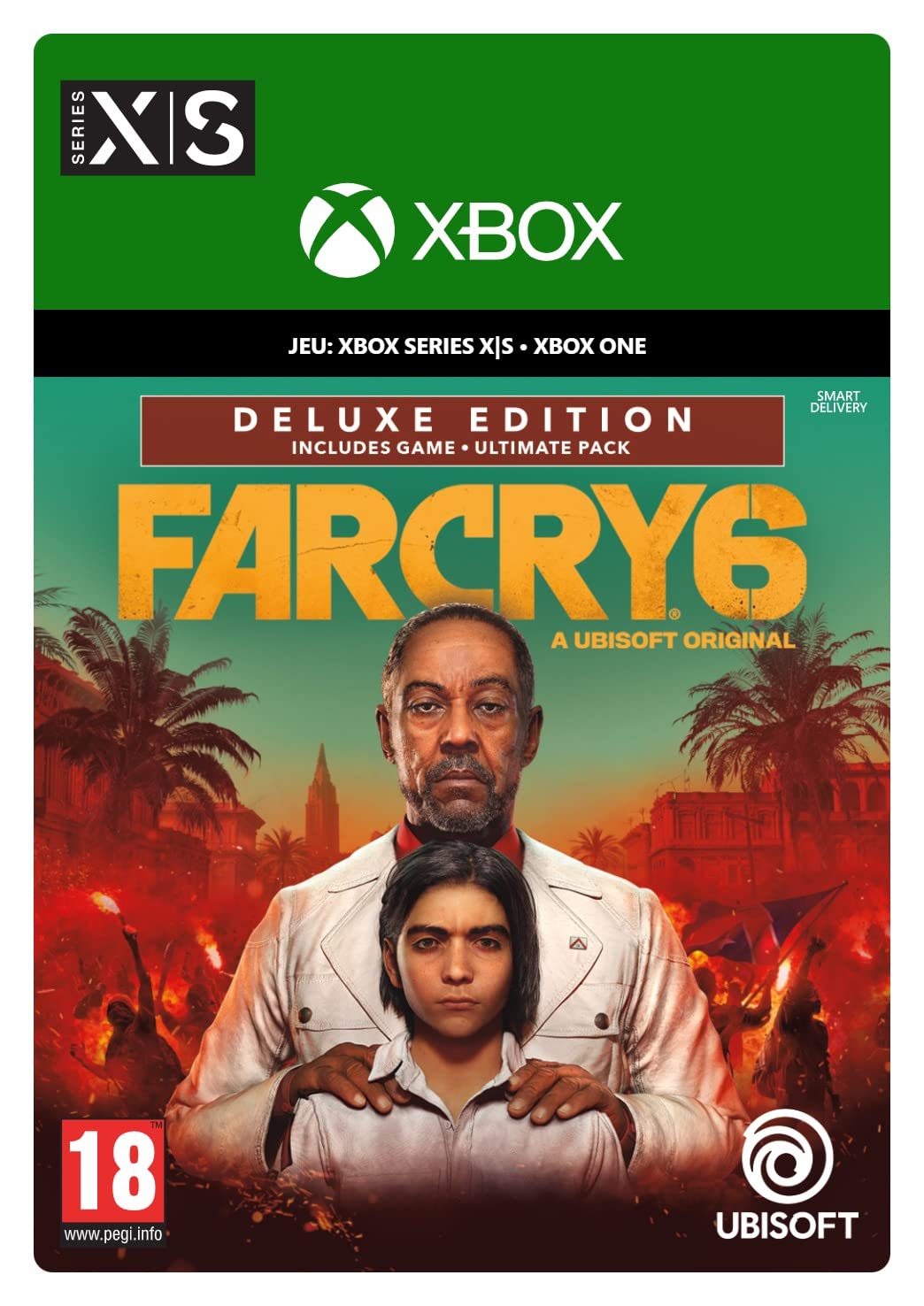 Far Cry 6 Deluxe Edition - Xbox One & Series X|S Digital Download Code | Open-World Action Adventure Game for Ultimate Gaming Experience