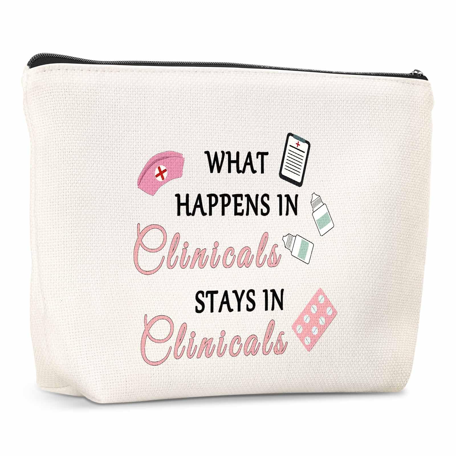 Trendy Christmas & Thanksgiving Gifts for Women - Cute Travel Zipper Pouch Cosmetic Bag - Unique Gift Ideas for Her - Perfect for Makeup Storage & Travel Essentials