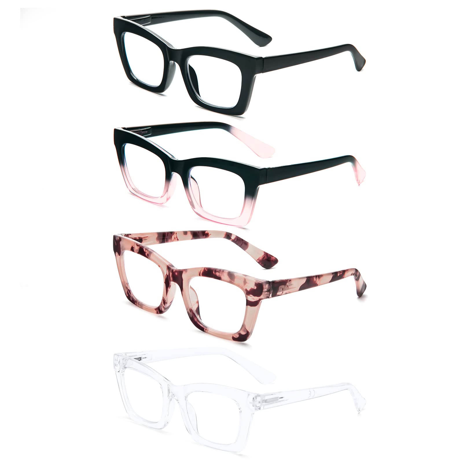 Oprah Style Women's Reading Glasses - Blue Light Blocking for Office & Screen Use