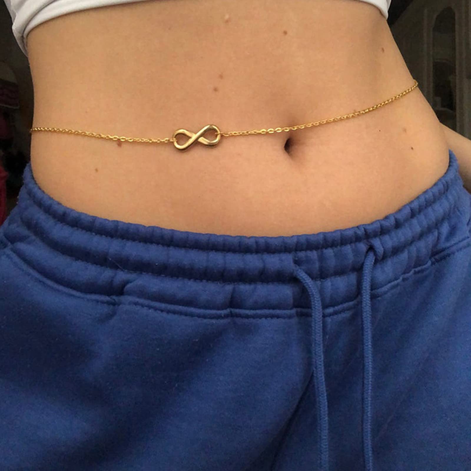 Adjustable Waist Chain for Women - Stylish Belly Beads & Body Jewelry for Teens & Adults - Perfect for Summer, Beach, Festivals & Boho Fashion