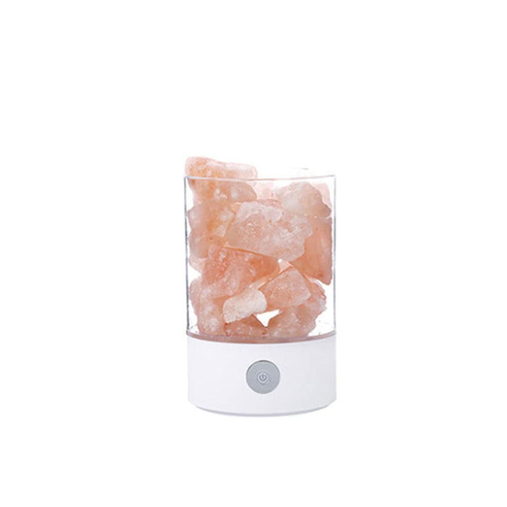 Himalayan Salt Lamp with Humidifier - Natural Crystal Night Light for Bedroom, Desk & Sleep Aid - Creative Decorative Gift for Women & Girls (Perfect for Relaxation, Yoga & Home Decor)
