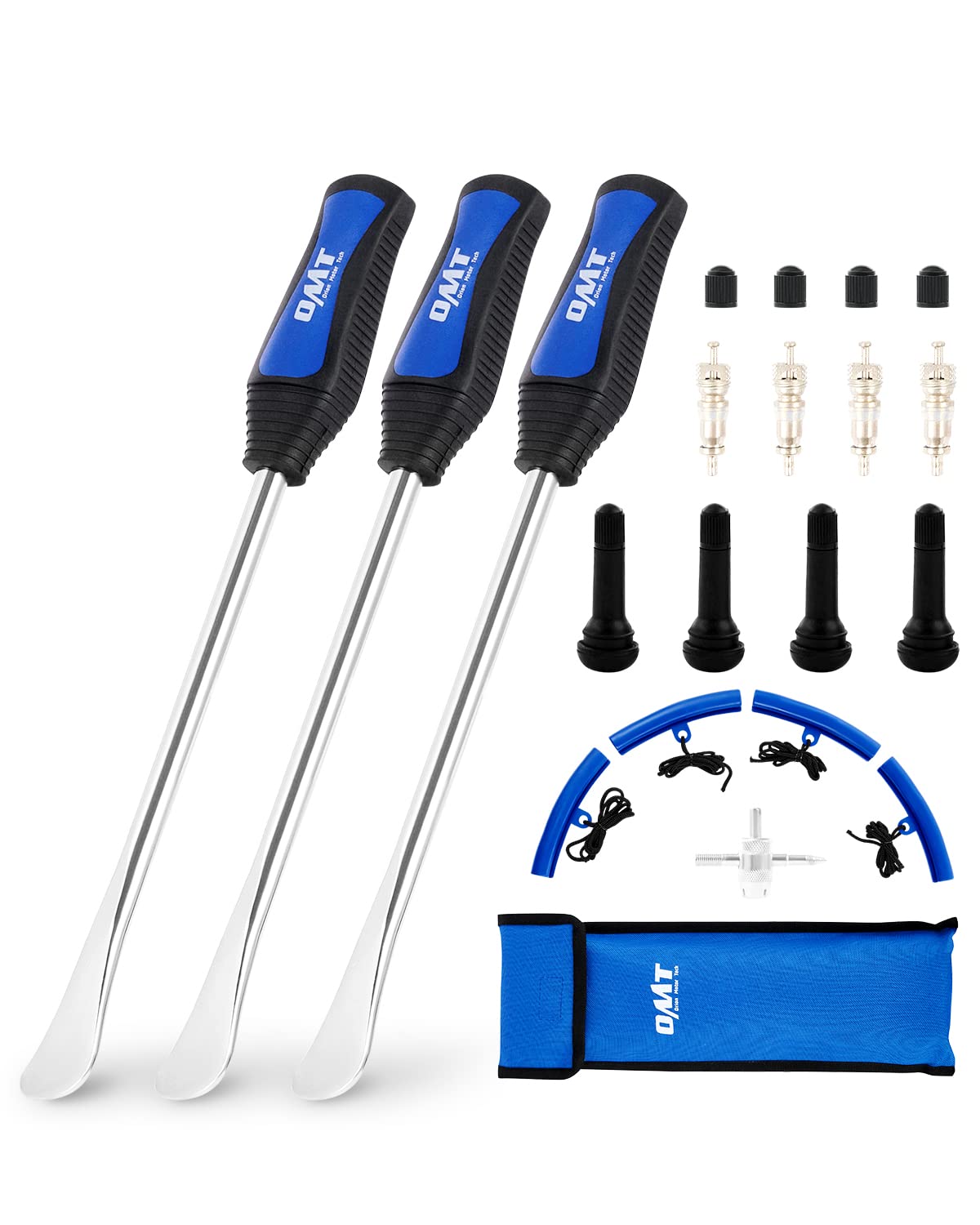 Orion Motor Tech 20-Piece Tire Spoon Kit - Heavy Duty Motorcycle, Dirt Bike, Lawn Tractor & Bicycle Tire Changing Tools with 11.5