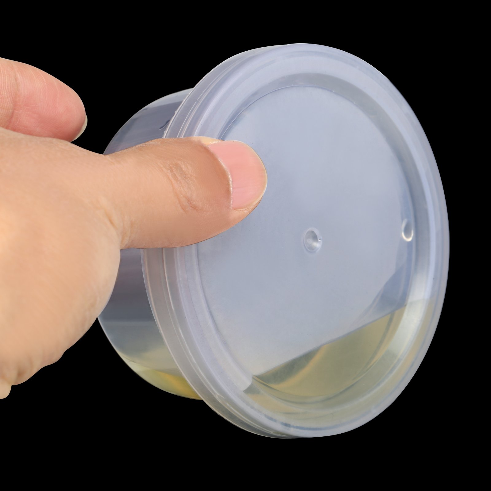GWHOLE 20 Pack Small Plastic Slime Containers with Lids - 4.5oz Reusable Storage for Slime, Art Work, Beads & Floam - Perfect for Kids Crafts, DIY Projects & Classroom Organization