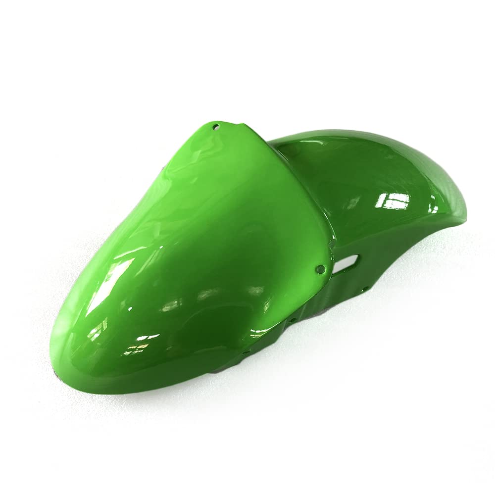 FLPRO Motorcycle Full Fairing Kit for Kawasaki ZX-6R 636 (1998-1999) | ABS Plastic Bodywork | Glossy Green Black Edition | Perfect for Racing & Street Riding