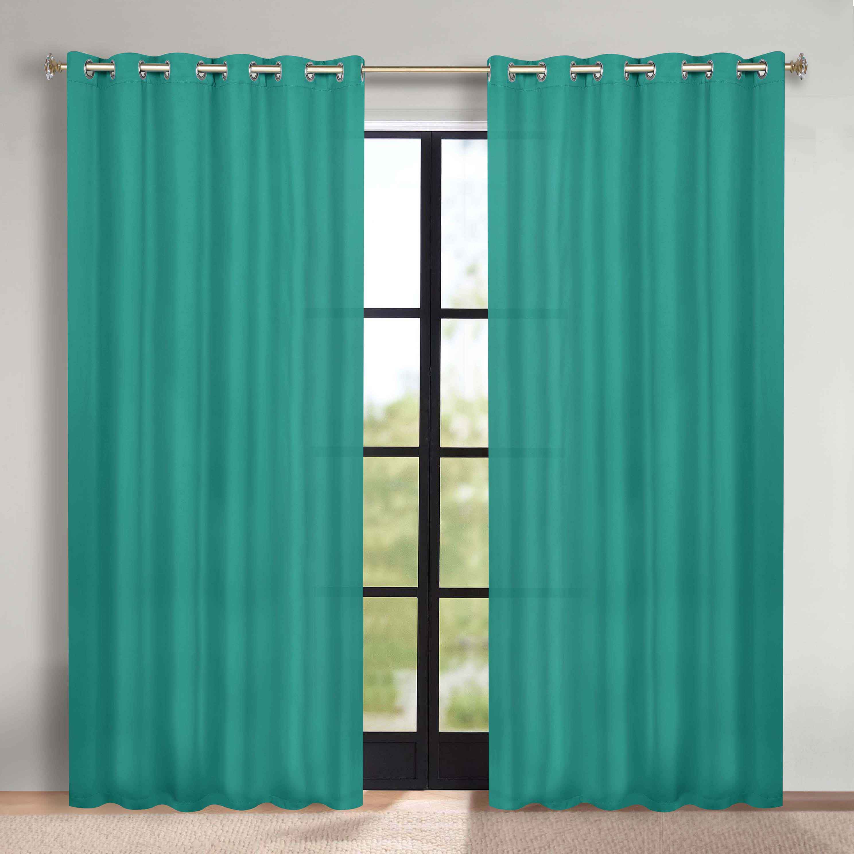 Blackout Curtains Set of 2 - Machine Washable, Room Darkening, Noise Reducing & Thermal Insulated for Bedroom, Nursery & Home Theater